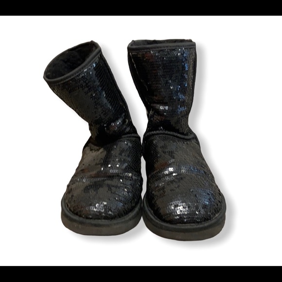 ugg black sequin